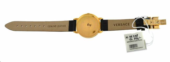 Versace Gold Tone Steel New Krios M6q80sd498 S009 Diamond Mop 38mm Quartz Watch Versace Gold Tone Steel New Krios M6q80sd498 S009 Diamond Mop 38mm Quartz Watch