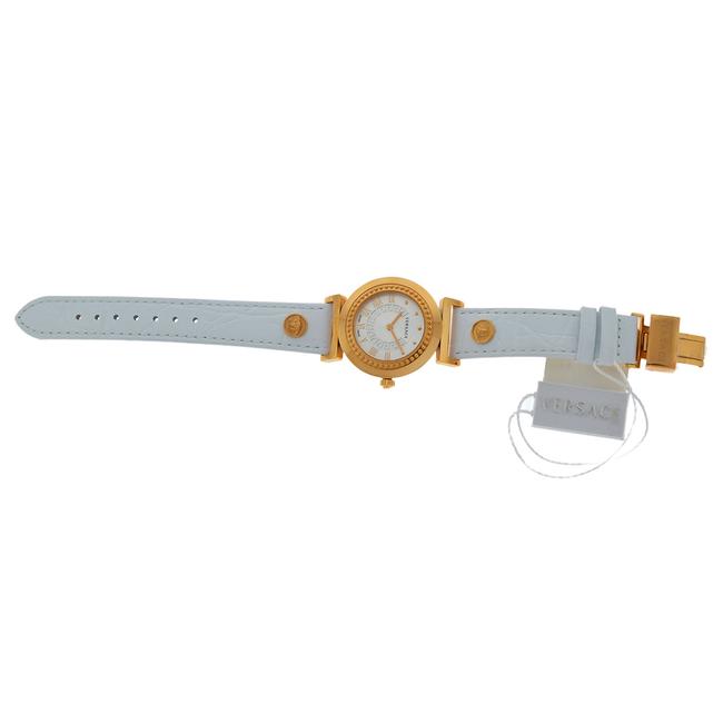 Versace Gold New Vanity P5q80d001 S001 Tone Quartz 35mm Watch Versace Gold New Vanity P5q80d001 S001 Tone Quartz 35mm Watch