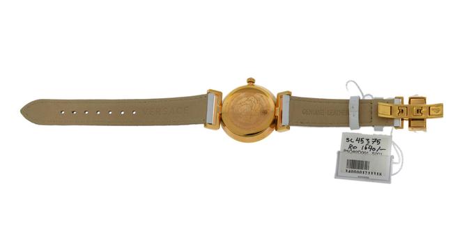 Versace Gold New Vanity P5q82d001 S001 Tone Diamond Quartz Watch Versace Gold New Vanity P5q82d001 S001 Tone Diamond Quartz Watch