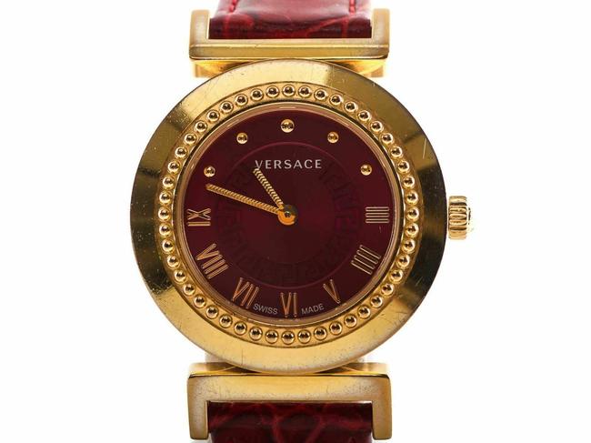 Versace Red/Gold Medusa Womens Vanity Watch Versace Red/Gold Medusa Womens Vanity Watch