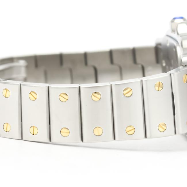 Cartier Santos Galbee Quartz Stainless Steel Yellow Gold (18k) Womens Dress W20012c4 Watch Cartier Santos Galbee Quartz Stainless Steel Yellow Gold (18k) Womens Dress W20012c4 Watch