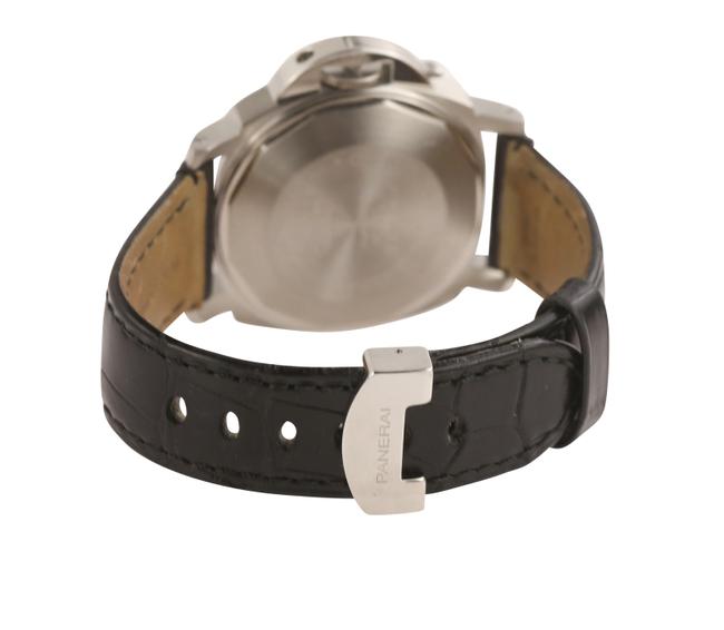 Panerai Luminor Marina with a Black Leather Band and White Dial Panerai Luminor Marina with a Black Leather Band and White Dial
