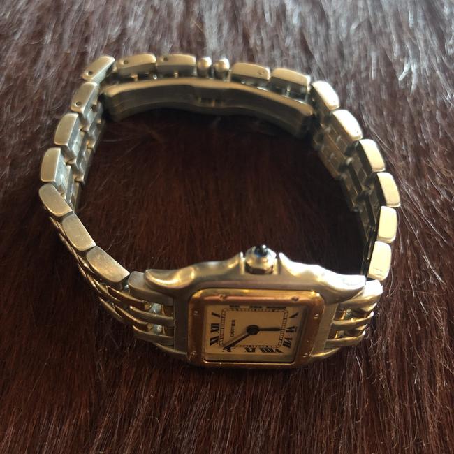 Cartier Gold Silver Ivory Panth¨¨re De 18k and Ss Watch Cartier Gold Silver Ivory Panth¨¨re De 18k and Ss Watch