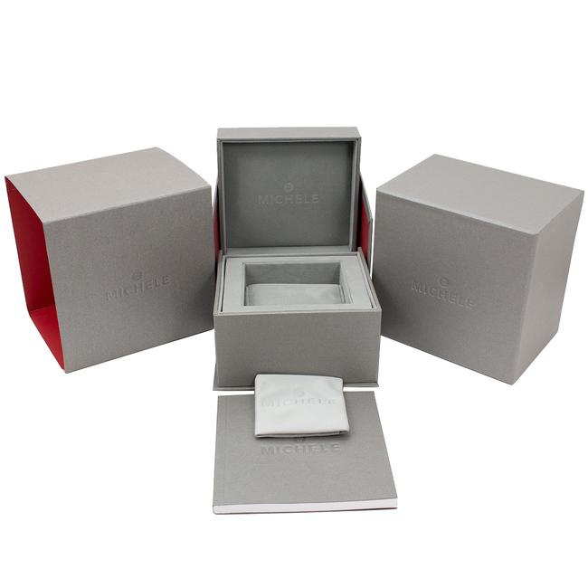 Michele Silver Urban Mini Ladies Tone Stainless Steel Bracelet 28mm Watch Michele Silver Urban Mini Ladies Tone Stainless Steel Bracelet 28mm Watch