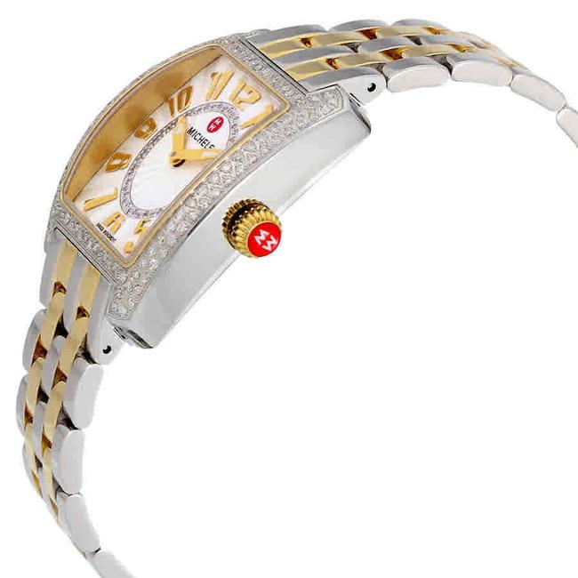 Michele Two Tone Urban Mini 18k Gold Diamond Mww02a000599 Watch Michele Two Tone Urban Mini 18k Gold Diamond Mww02a000599 Watch