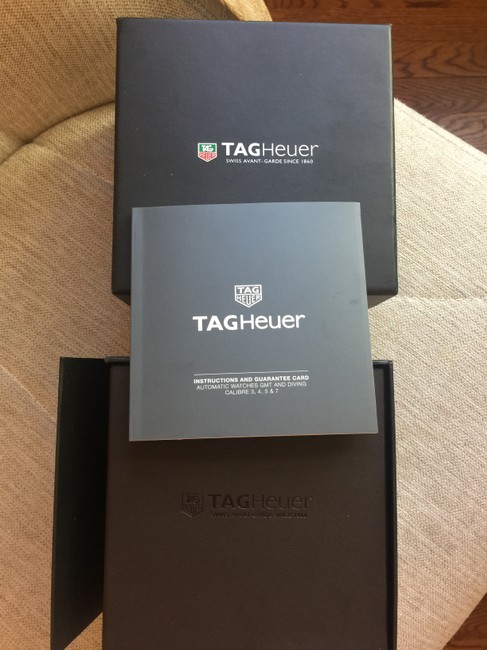TAG Heuer Silver and Navy Blue Diving Calibre 3 4 5 & 7 Watch TAG Heuer Silver and Navy Blue Diving Calibre 3 4 5 & 7 Watch