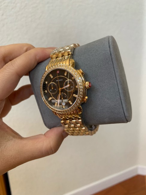 Michele Sidney Gold Diamond Mww30a000031 Watch Michele Sidney Gold Diamond Mww30a000031 Watch