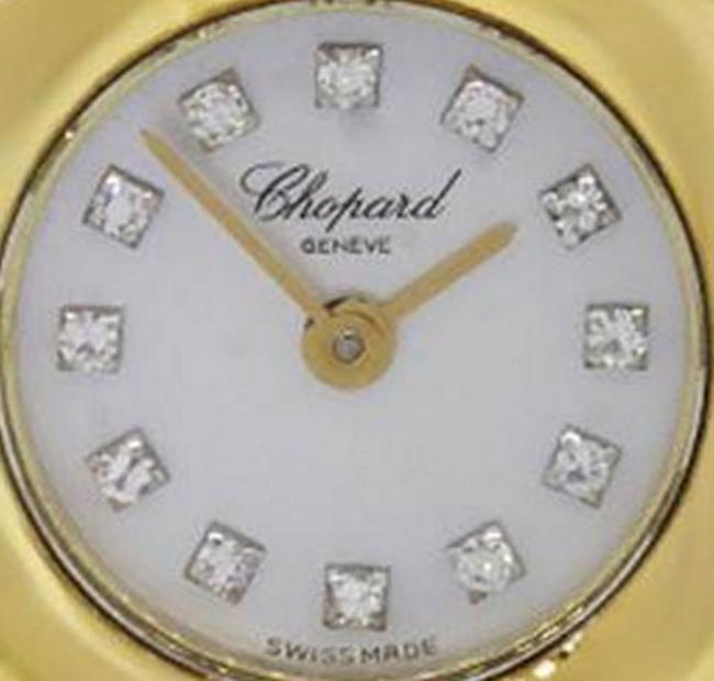 Chopard White Yellow Casmir Diamond Dial 18k Gold & Steel Watch Chopard White Yellow Casmir Diamond Dial 18k Gold & Steel Watch