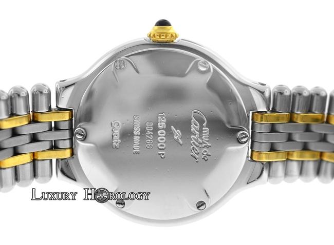 Cartier Must De 21 Steel 18k Gold 125000p Bullet Bracelet Quartz Watch Cartier Must De 21 Steel 18k Gold 125000p Bullet Bracelet Quartz Watch