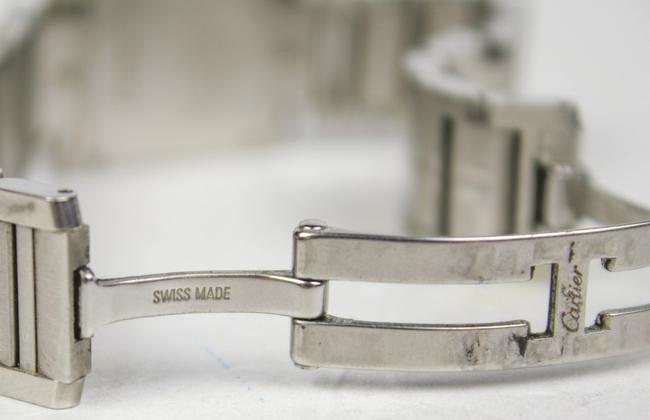 Cartier Silver Womens Tank Square Watch Cartier Silver Womens Tank Square Watch