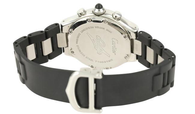 Cartier Silver Chronoscaph 2996 Steel Watch Cartier Silver Chronoscaph 2996 Steel Watch
