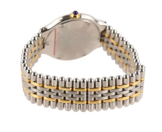 Cartier Silver Must 21 Bullet Two Tone Watch Cartier Silver Must 21 Bullet Two Tone Watch