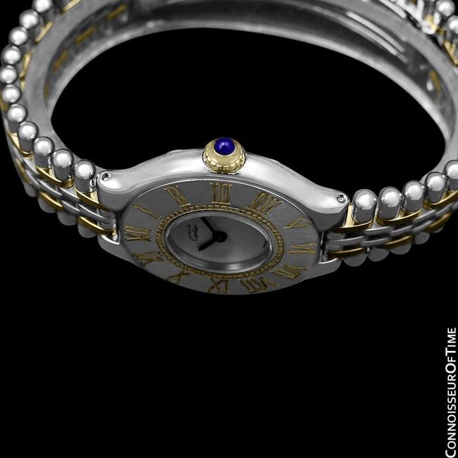 Cartier Light Silver Cartier?must De 21c Ladies Stainless Steel and 18k Gold Watch Cartier Light Silver Cartier?must De 21c Ladies Stainless Steel and 18k Gold Watch