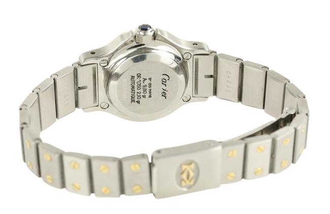 Cartier Silver Santos Octagaon - Stainless Steel and 18kt Yellow Gold Watch Cartier Silver Santos Octagaon - Stainless Steel and 18kt Yellow Gold Watch