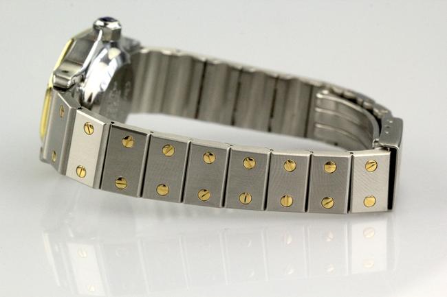 Cartier Silver Santos Octagon Watch Cartier Silver Santos Octagon Watch