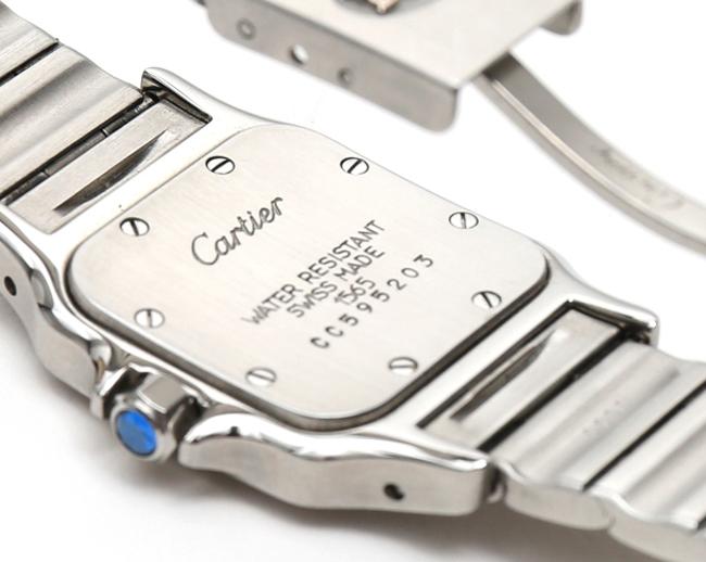 Cartier Silver Santos Watch Cartier Silver Santos Watch
