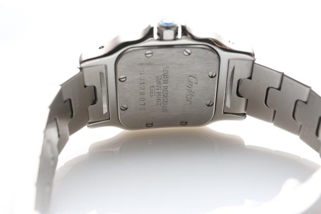 Cartier Silver Santos Galbee Watch Cartier Silver Santos Galbee Watch