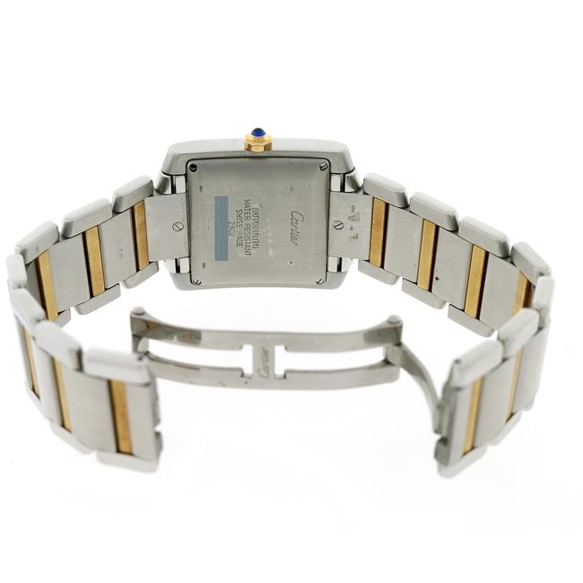 Cartier Gold & Steel Tank Francaise Large 2-tone Gold/Steel 28mm W51005q4 B&p Watch Cartier Gold & Steel Tank Francaise Large 2-tone Gold/Steel 28mm W51005q4 B&p Watch