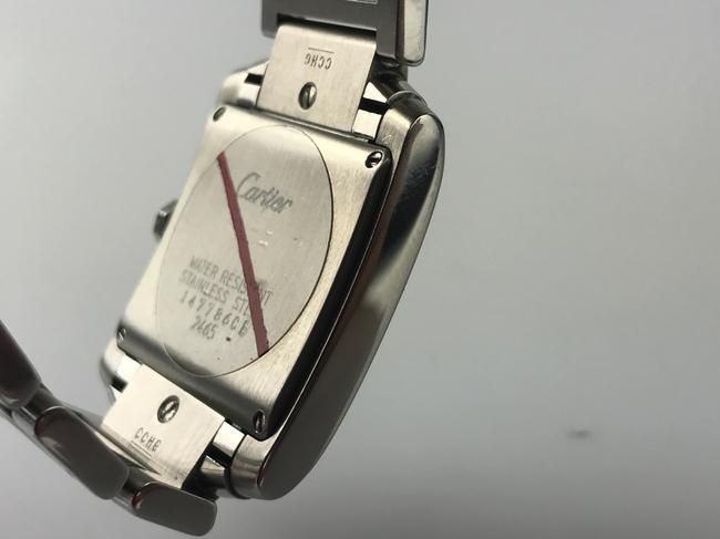 Cartier White Tank Francaise Midsize Stainless Steel Watch Cartier White Tank Francaise Midsize Stainless Steel Watch