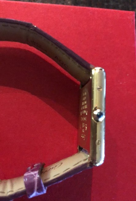 Cartier Gold Brown Tank Large Unisex 18k Argent Watch Cartier Gold Brown Tank Large Unisex 18k Argent Watch