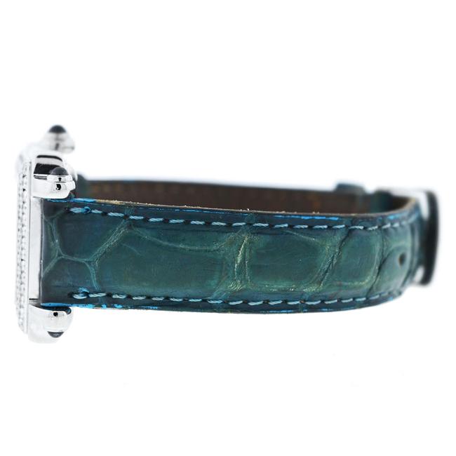 Chopard Blue Happy Sport Square Floating Diamonds Ladies Watch Chopard Blue Happy Sport Square Floating Diamonds Ladies Watch