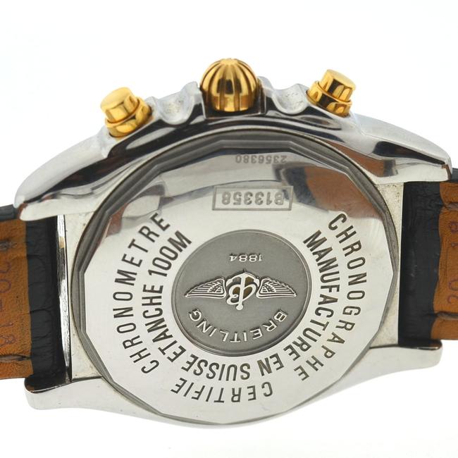 Breitling White B13358 Chronograph Cockpit Leather Strap Watch Breitling White B13358 Chronograph Cockpit Leather Strap Watch