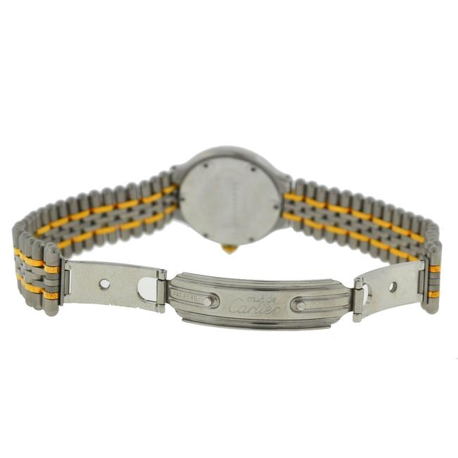 Cartier White Must 21 Ladies Two Tone Watch Cartier White Must 21 Ladies Two Tone Watch