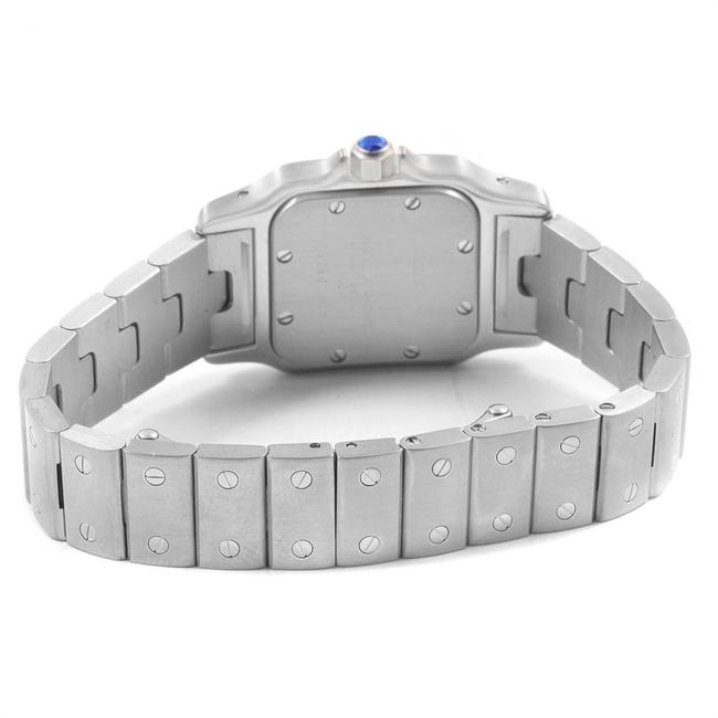 Cartier Silver Santos Galbee Small Steel Dial Quartz W20056d6 Watch Cartier Silver Santos Galbee Small Steel Dial Quartz W20056d6 Watch