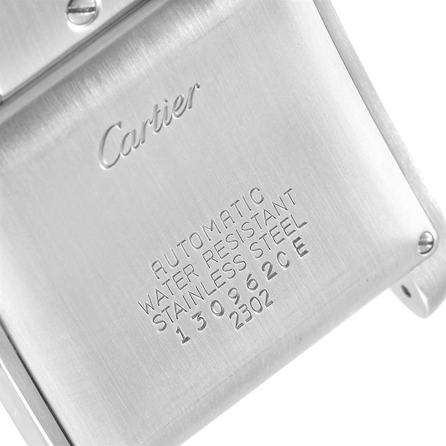Cartier Silver Tank Francaise Large Steel Yellow Gold Unisex W51005q4 Watch Cartier Silver Tank Francaise Large Steel Yellow Gold Unisex W51005q4 Watch