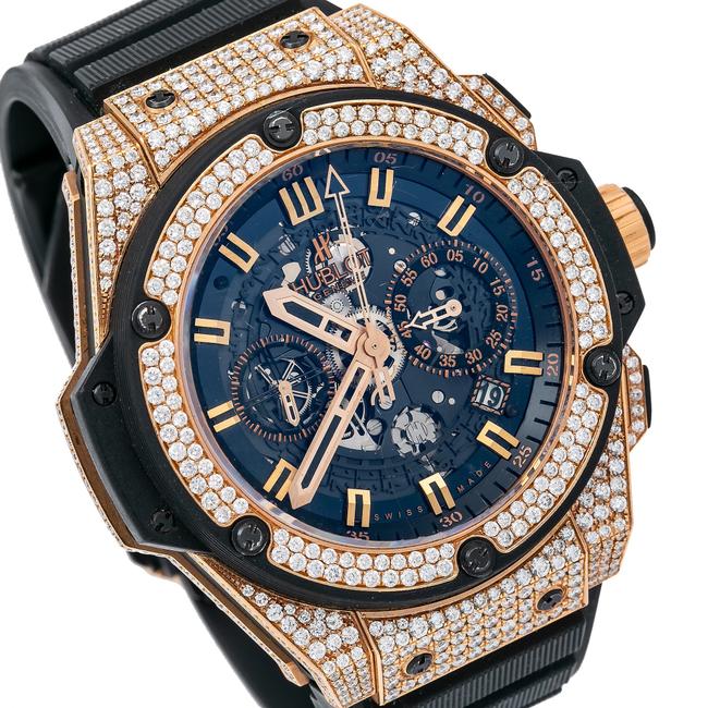 Hublot Black King Power 701.ox.0180 48mm Dial with Rubber Bracelet Watch Hublot Black King Power 701.ox.0180 48mm Dial with Rubber Bracelet Watch