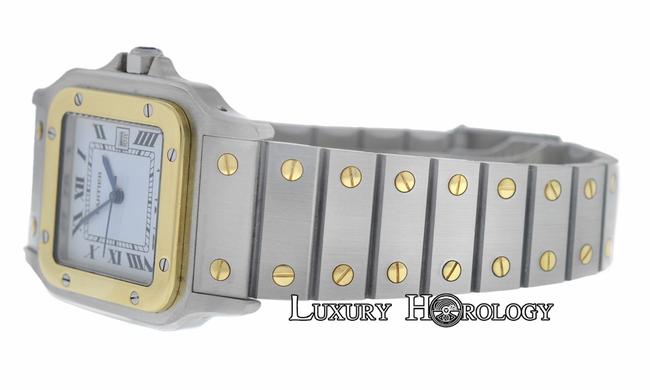 Cartier Mint Mens Unisex Santos Galbee 18k Gold Date 29mm Watch Cartier Mint Mens Unisex Santos Galbee 18k Gold Date 29mm Watch
