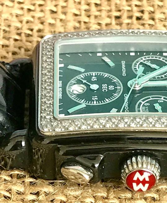 Michele Black Deco Diamond Watch Michele Black Deco Diamond Watch