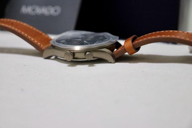 Movado Medium Green Mens Heritage Leather Strap 43mm Watch Movado Medium Green Mens Heritage Leather Strap 43mm Watch