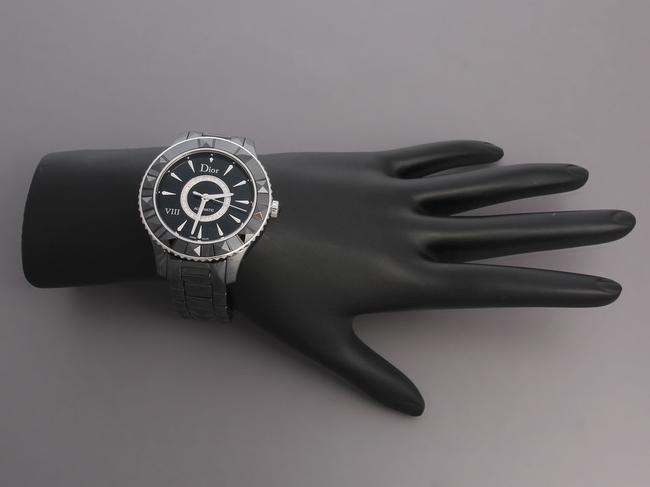 Dior Black Ceramic & Stainless Steel Diamond Viii 38mm Watch Dior Black Ceramic & Stainless Steel Diamond Viii 38mm Watch