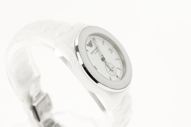Emporio Armani White Round Dial Watch Emporio Armani White Round Dial Watch