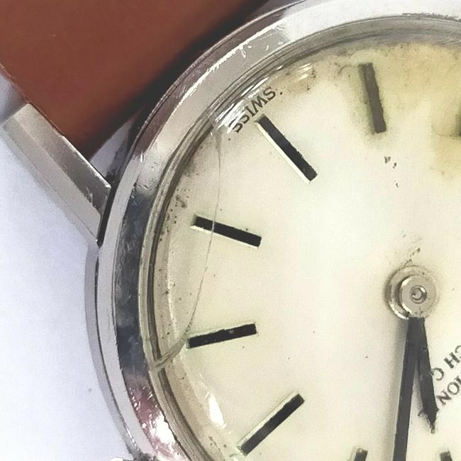 IWC Cream X Brown Model R2802 20mm International Company 862081 Watch IWC Cream X Brown Model R2802 20mm International Company 862081 Watch