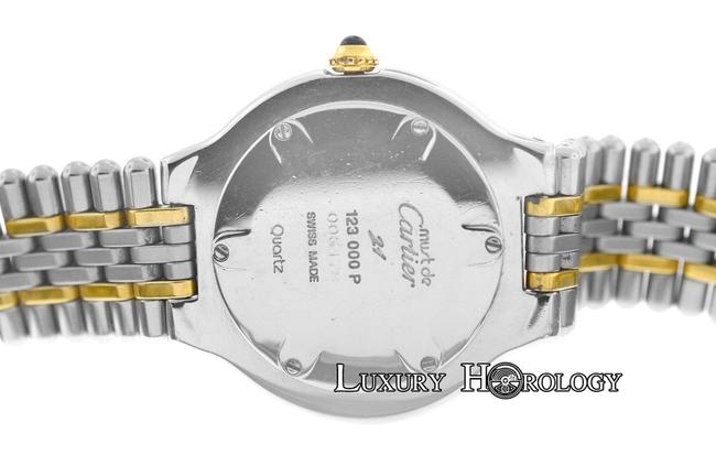 Cartier 21 Midsize 123000p Gold Steel 31mm Quartz Watch Cartier 21 Midsize 123000p Gold Steel 31mm Quartz Watch