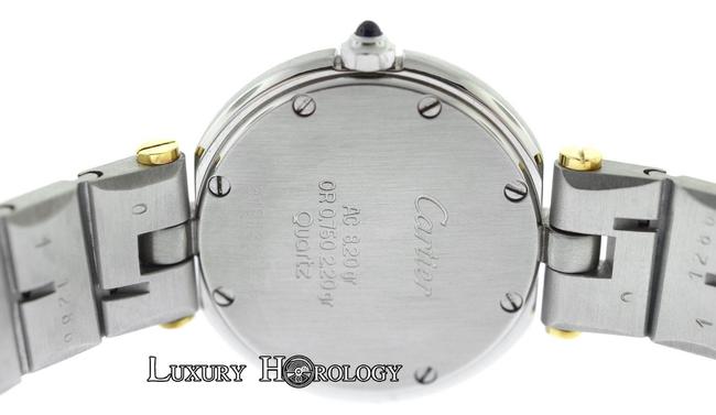 Cartier Silver Santos Ronde Steel 18k Gold 27mm Quartz Watch Cartier Silver Santos Ronde Steel 18k Gold 27mm Quartz Watch