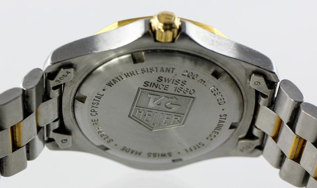 TAG Heuer Gold Tone and Stainless Steel Professional Wk1120-1 Two Watch TAG Heuer Gold Tone and Stainless Steel Professional Wk1120-1 Two Watch