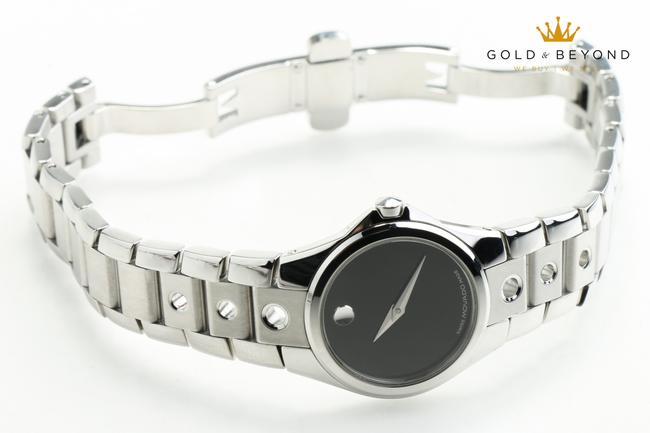 Movado Black/Steel 25mm Valeto Museum Ladies 84 G4 1843 Watch Movado Black/Steel 25mm Valeto Museum Ladies 84 G4 1843 Watch