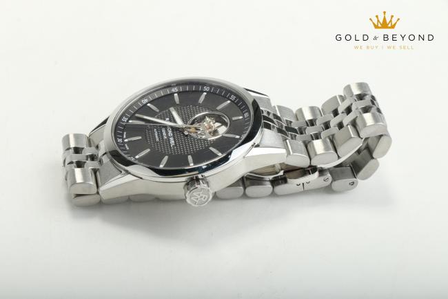 Raymond Weil Silver/Black 2710 Open Heart Watch Raymond Weil Silver/Black 2710 Open Heart Watch