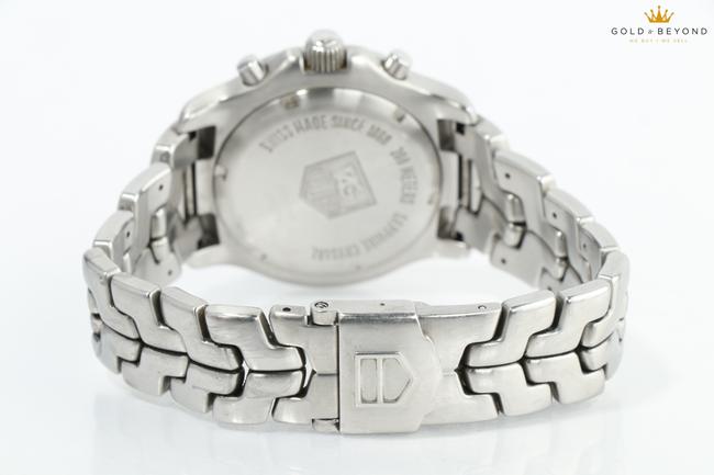 TAG Heuer Black/ Steel Link Chronograph Ct111 Watch TAG Heuer Black/ Steel Link Chronograph Ct111 Watch