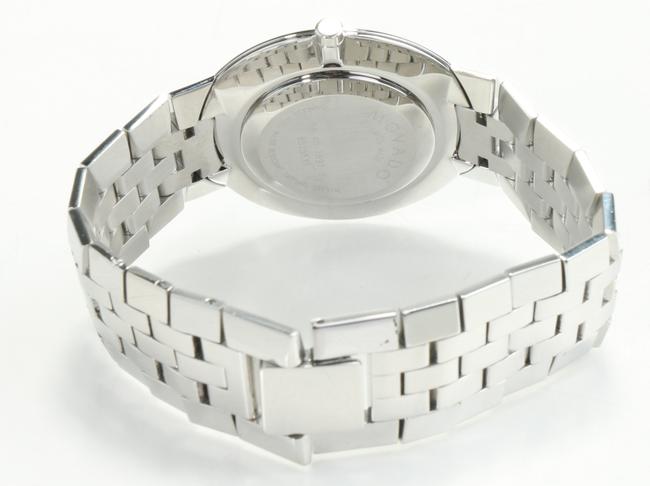 Movado Silver Faceto Diamonds Watch Movado Silver Faceto Diamonds Watch