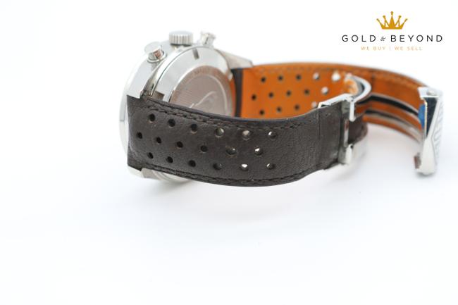 TAG Heuer Stainless Steel and Leather 300 Slr Limited Edition Watch TAG Heuer Stainless Steel and Leather 300 Slr Limited Edition Watch