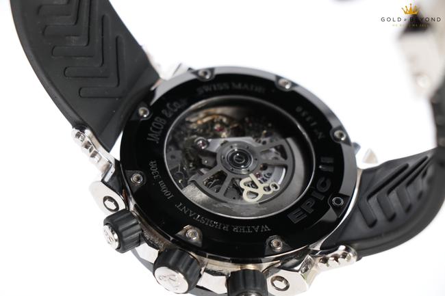 Jacob & Co. Black/ Stainless Steel Co Epic 2 Pvd/ 46mm Watch Jacob & Co. Black/ Stainless Steel Co Epic 2 Pvd/ 46mm Watch