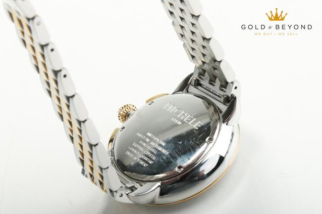 Michele Silver/Gold/White Serein Two Tone Diamond Watch Michele Silver/Gold/White Serein Two Tone Diamond Watch