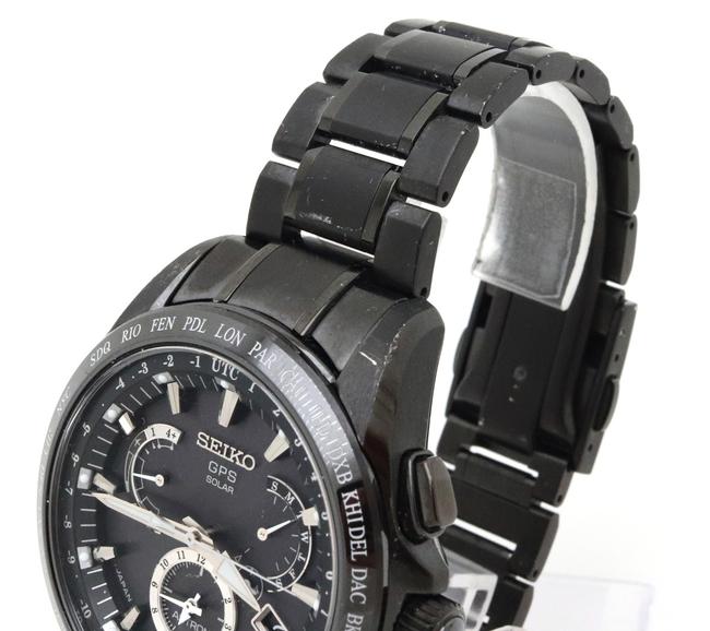 Seiko Solar Astron Gps Radio Wave Black Dial Ceramic Titanium Mens 8x53-0ab0 Sbxb049 Watch Seiko Solar Astron Gps Radio Wave Black Dial Ceramic Titanium Mens 8x53-0ab0 Sbxb049 Watch