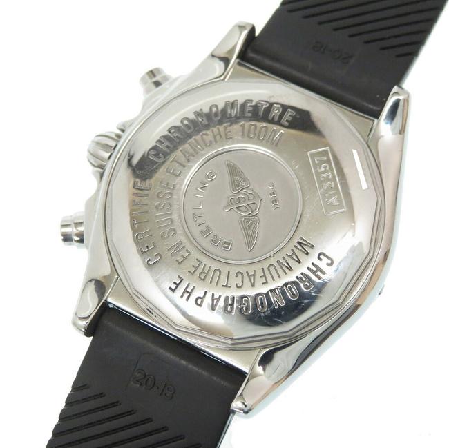 Breitling Chrono Cockpit A13357 White Shell Rubber Belt Watch Breitling Chrono Cockpit A13357 White Shell Rubber Belt Watch