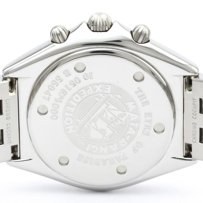 Breitling Chrono Sextant Quartz Stainless Steel Yellow Gold (18k) Mens Sports B55047 Watch Breitling Chrono Sextant Quartz Stainless Steel Yellow Gold (18k) Mens Sports B55047 Watch