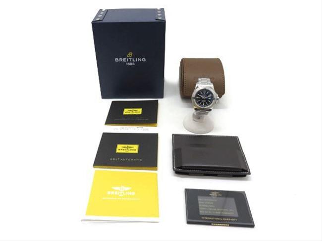 Breitling Colt A1738811 Winding Mens Black Dial Watch Breitling Colt A1738811 Winding Mens Black Dial Watch